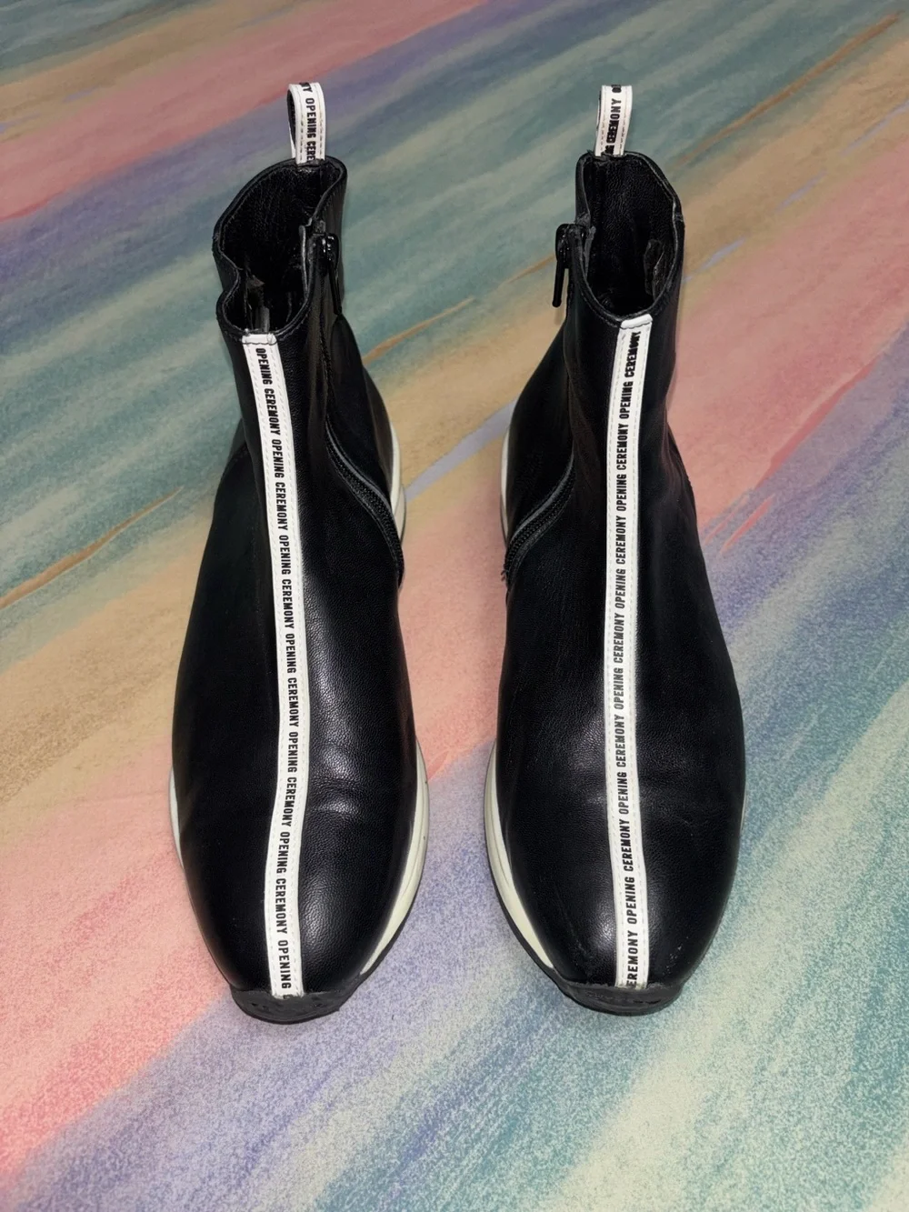 Opening Ceremony  High Top Leather Sneakers size 38